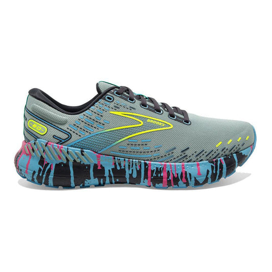 Women's Brooks Glycerin GTS 20, Jadeite/Alaskan Blue/Ebony, 8.5 B Medium