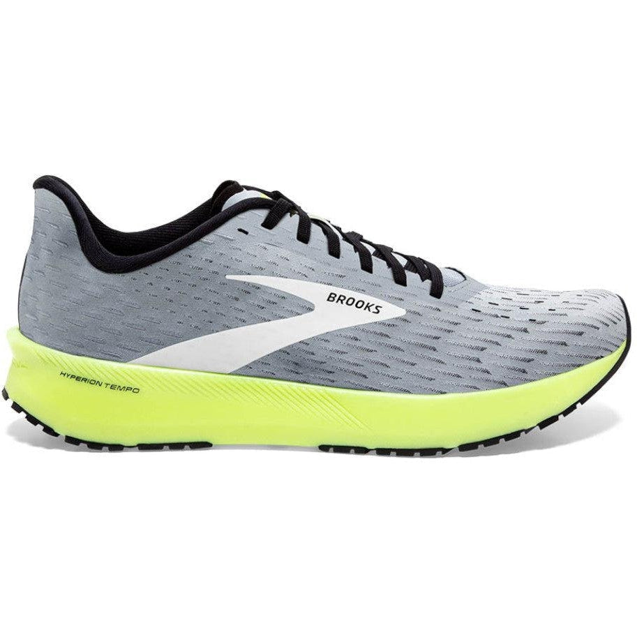 Men's Brooks Hyperion Tempo, Grey/Black/Nightlife, 11 D Medium
