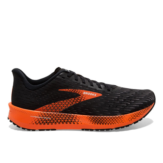 Men's Brooks Hyperion Tempo, Black/Flame/Grey, 13 D Medium