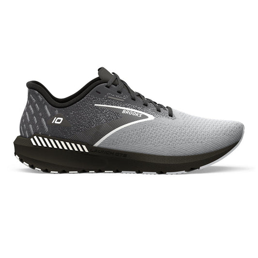 Men's Brooks Launch GTS 10, Black/Blackened Pearl/White, 10.5 D Medium
