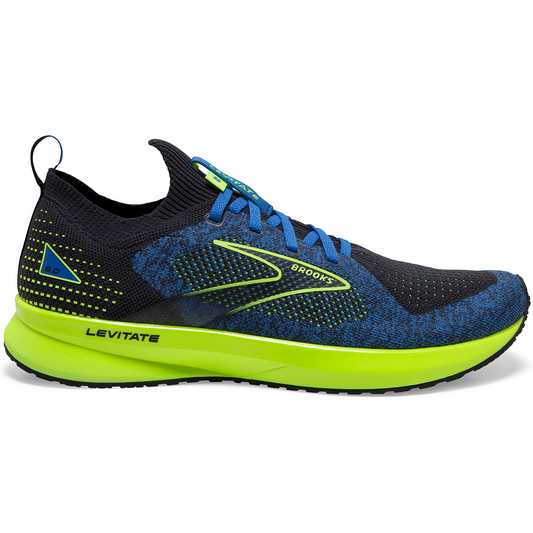 Men's Brooks Levitate Stealthfit 5, India Ink/Blue/Nightlife, 10 D Medium