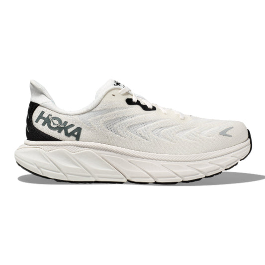 Men's Hoka One One Arahi 6, Blanc De Blanc/Steel Wool, 11.5 D Medium