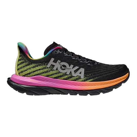 Men's Hoka One One Mach 5, Black/Multi, 12.5 D Medium