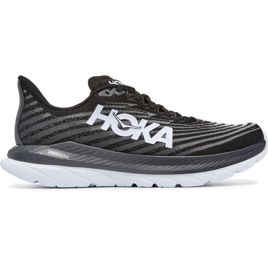 Men's Hoka One One Mach 5, Black/Castlerock, 11 D Medium