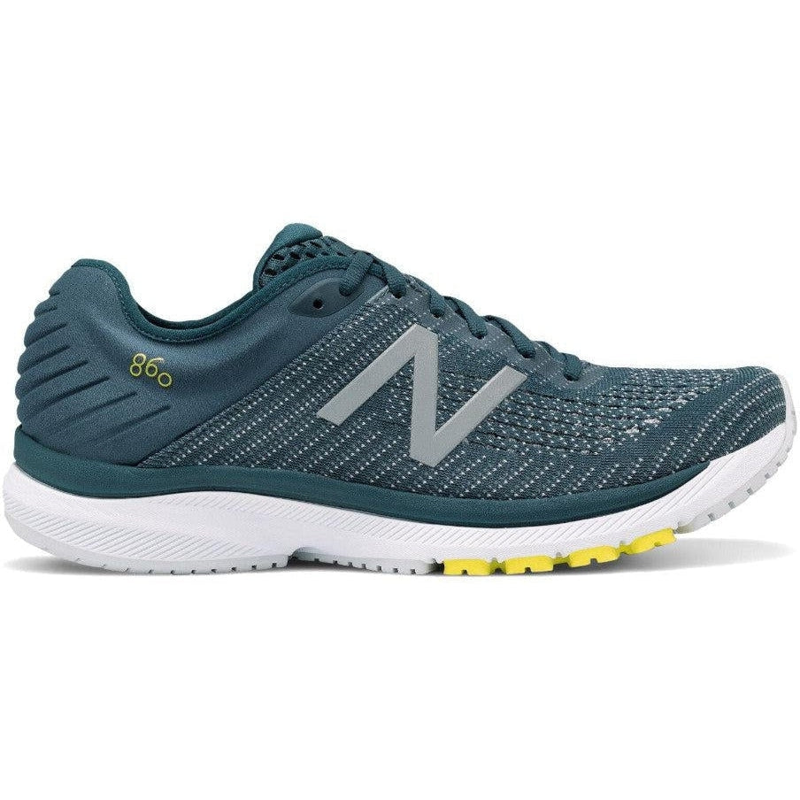 Men's New Balance 860 v10, Supercell/Orion Blue/Sulphur Yellow, 9.5 D Medium