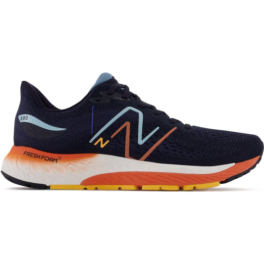 Men's New Balance Fresh Foam X 880v12, Eclipse/Vibrant Apricot, 9.5 D Medium