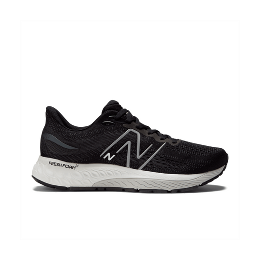 Men's New Balance Fresh Foam X 880v12, Black/Light Aluminum, 9 D Medium