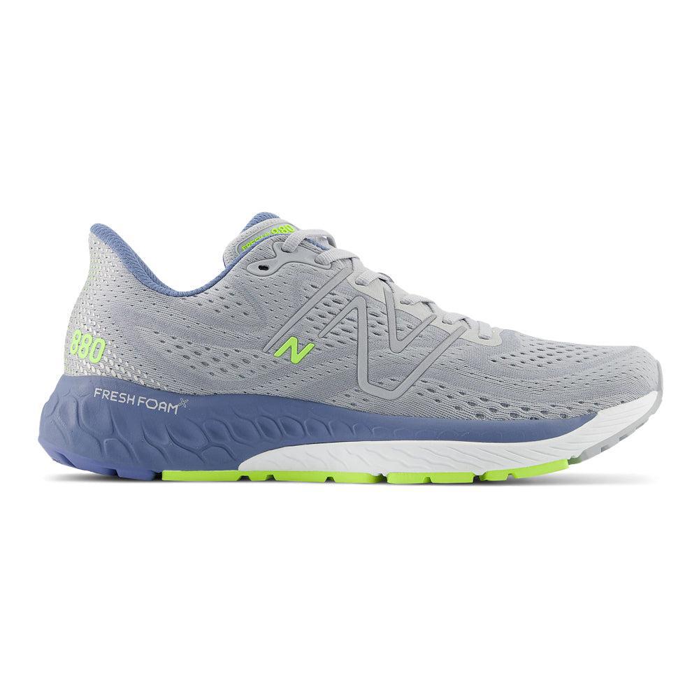 Men's New Balance Fresh Foam X 880v13, Aluminum Grey/Mercury Blue, 11.5 2E Wide