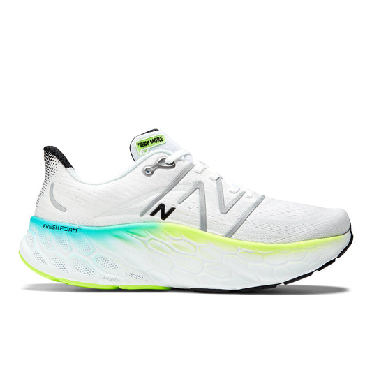 Men's New Balance Fresh Foam X More v4, White, 10 D Medium