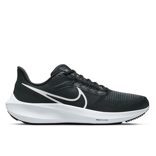 Men's Nike Air Zoom Pegasus 39, Black/White-Dk Smoke Grey, 13 D Medium