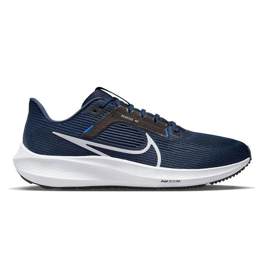 Men's Nike Pegasus 40, Midnight Navy/Pure Platinum-Black, 12 D Medium