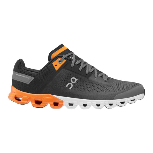 Men's On Cloudflow, Black / Turmeric, 10 D Medium