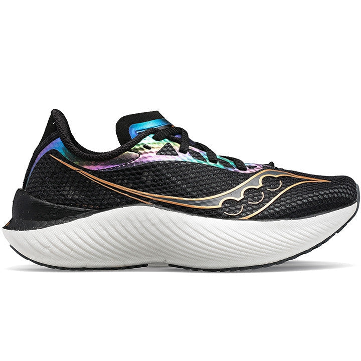 Men's Saucony Endorphin Pro 3, Black/Goldstruck, 10 D Medium