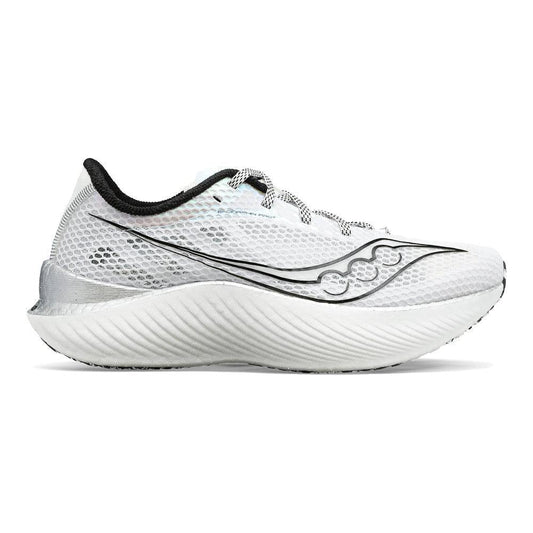 Men's Saucony Endorphin Pro 3, White/Black, 11 D Medium