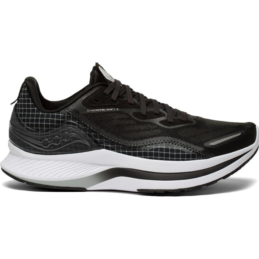 Men's Saucony Endorphin Shift 2, Black/White, 12 D Medium