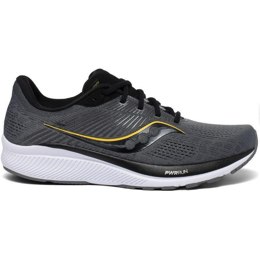 Men's Saucony Guide 14, Charcoal/ViZiGold, 11.5 D Medium