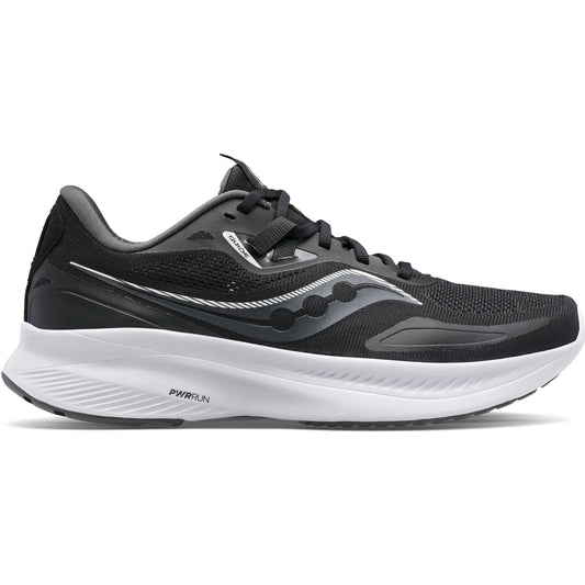 Men's Saucony Guide 15, Black/White, 12 2E Wide