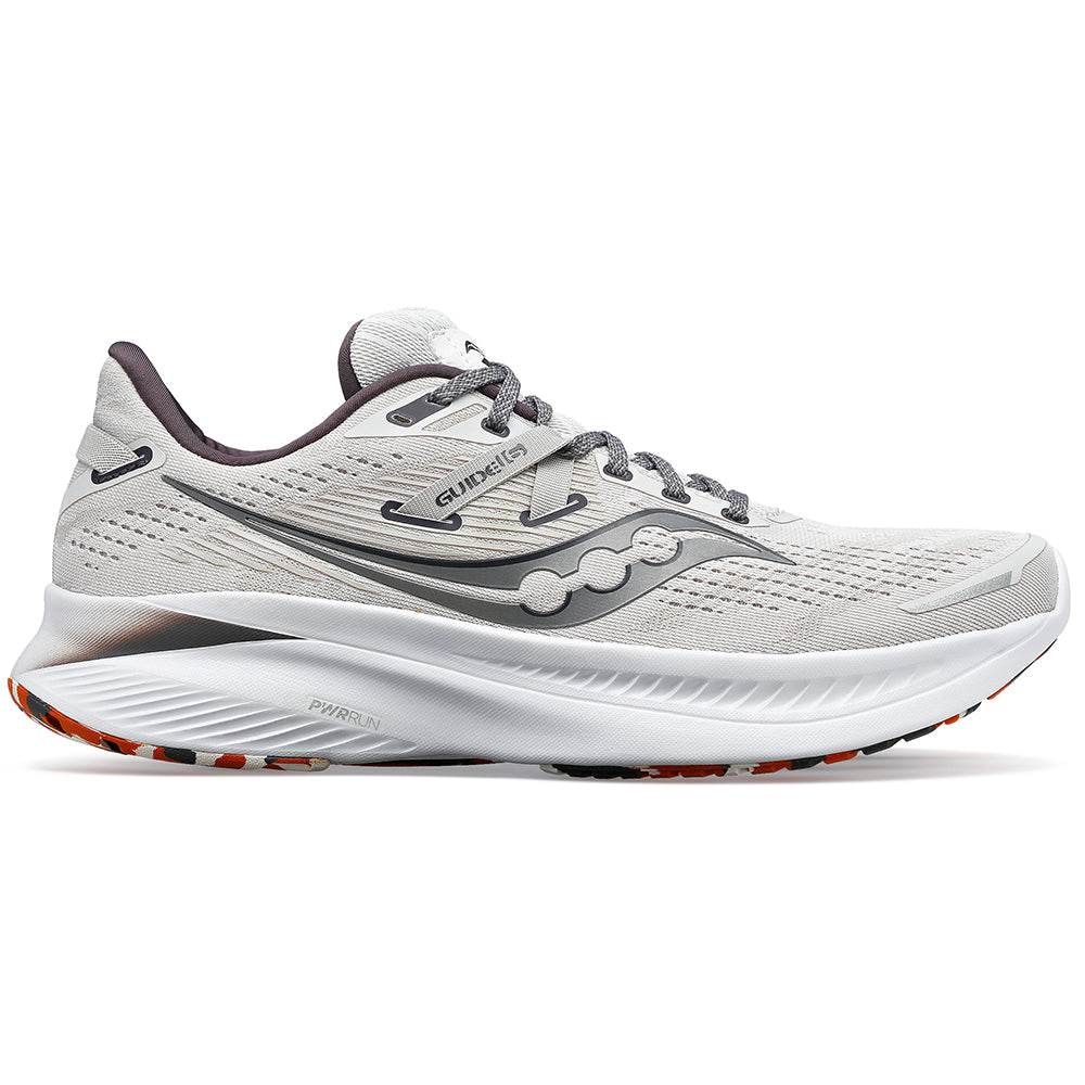 Men's Saucony Guide 16, Fog/Lava, 10 D Medium