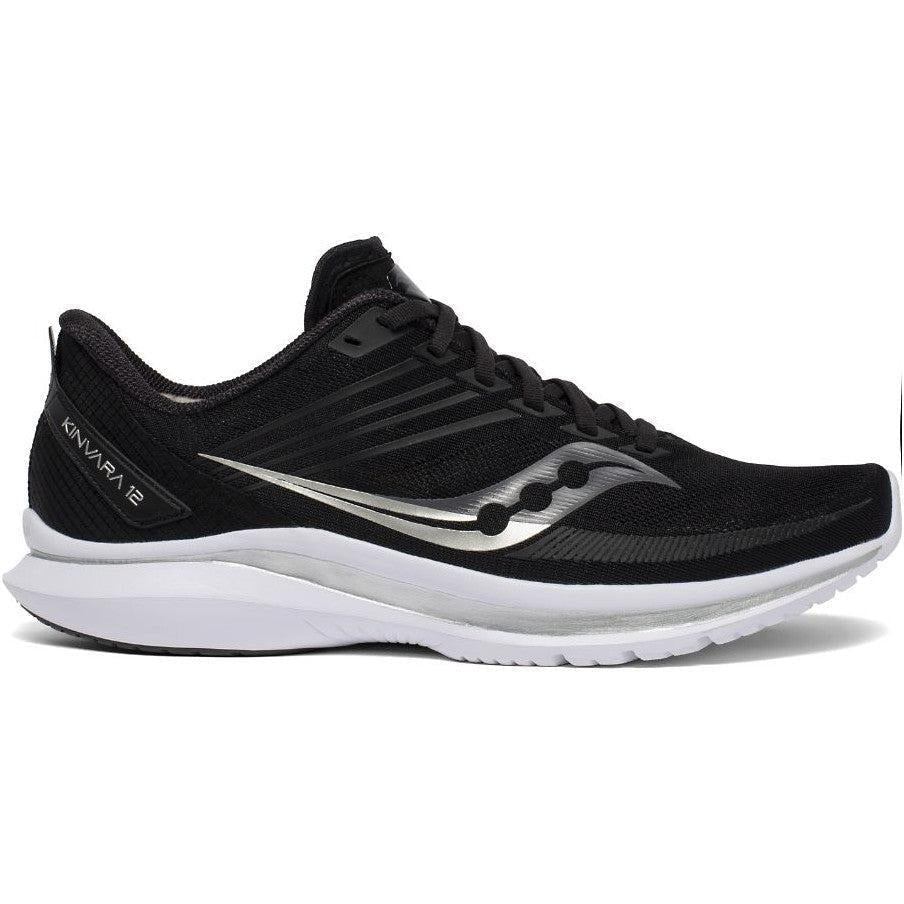 Men's Saucony Kinvara 12, Black/Silver, 9 D Medium