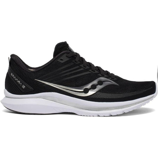 Men's Saucony Kinvara 12, Black/Silver, 9 D Medium