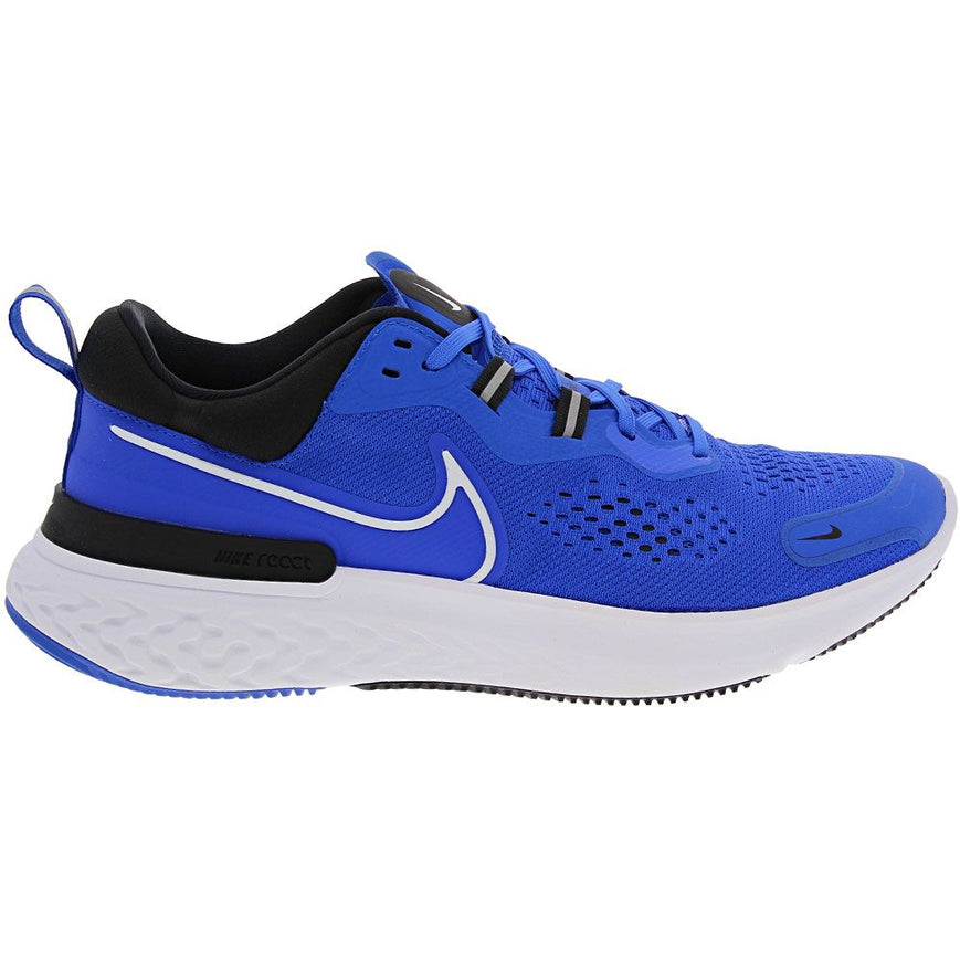 Men's Nike React Miler 2, Hyper Royal/White-Black, 10 D Medium
