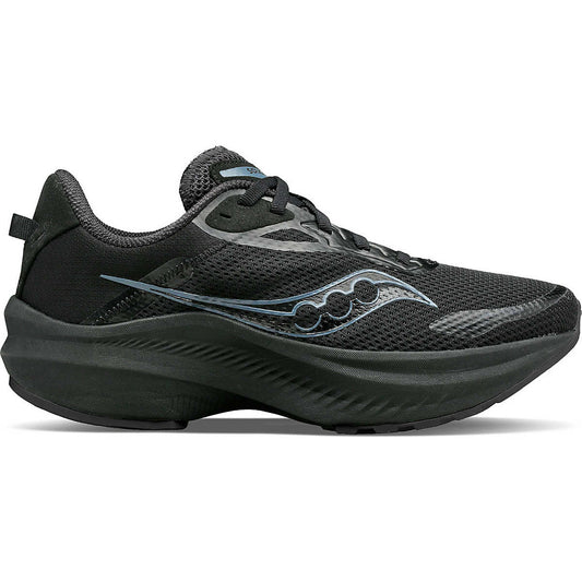 Men's Saucony Axon 3, Triple Black, 8.5 D Medium