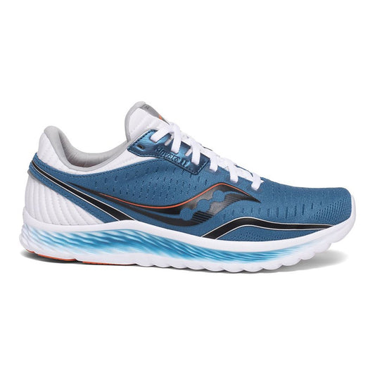 Men's Saucony Kinvara 11, Blue/Black, 11 D Medium