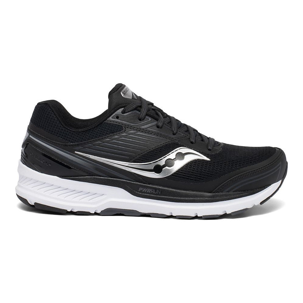 Men's Saucony Echelon 8, Black/White, 10.5 2E Wide