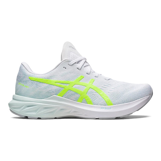 Women's Asics Dynablast 3, White/Safety Yellow, 8.5 B Medium