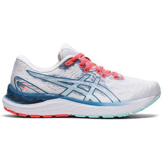 Women's Asics GEL-Cumulus 23, White/Grey Floss, 10 B Medium