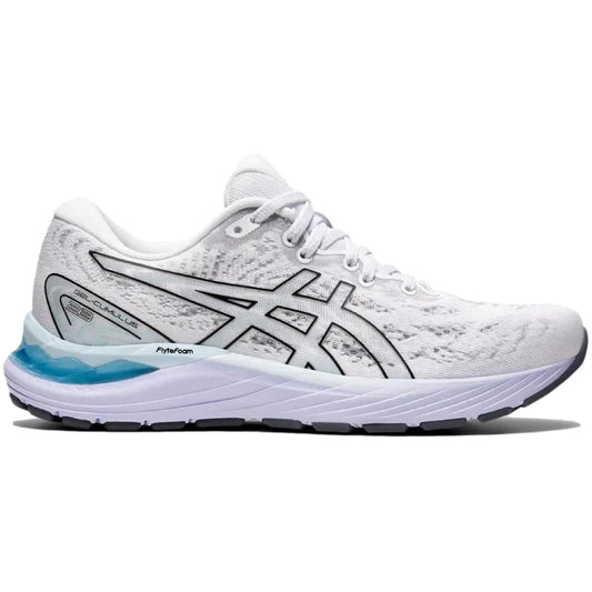Women's Asics GEL-Cumulus 23, White/Black, 9 B Medium