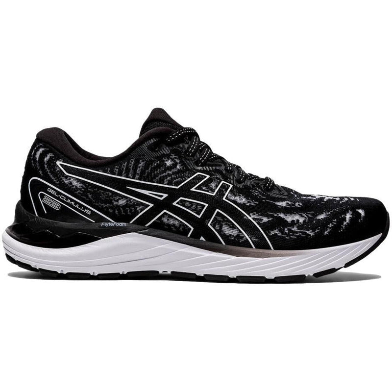 Women's Asics Gel-Cumulus 23, Black/White, 6.5 D Wide