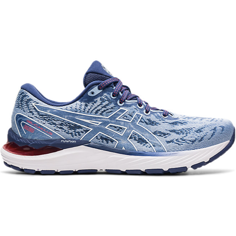Women's Asics Gel-Cumulus 23, Mist/White, 5.5 B Medium