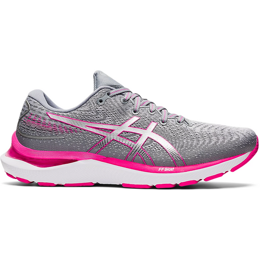 Women's Asics GEL-Cumulus 24, Sheet Rock/Pink Glo, 9.5 B Medium