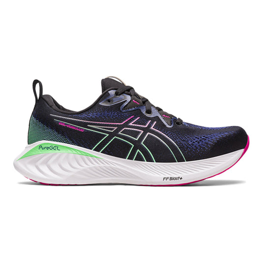 Women's Asics Gel-Cumulus 25, Black/Pink Rave, 11.5 B Medium