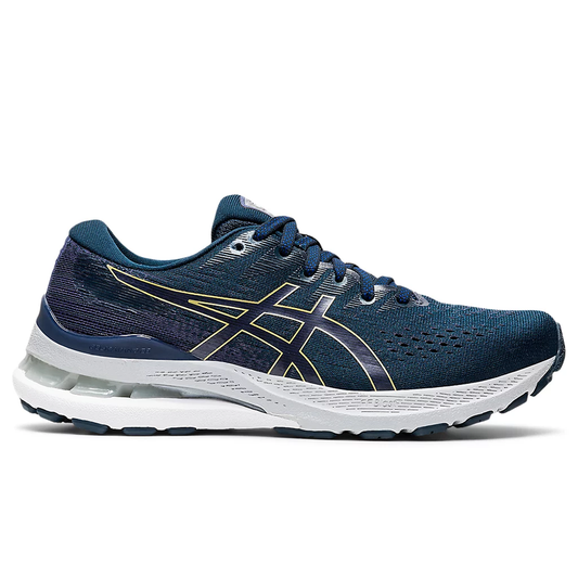 Women's Asics Gel-Kayano 28, French Blue/Thunder Blue, 7.5 D Wide