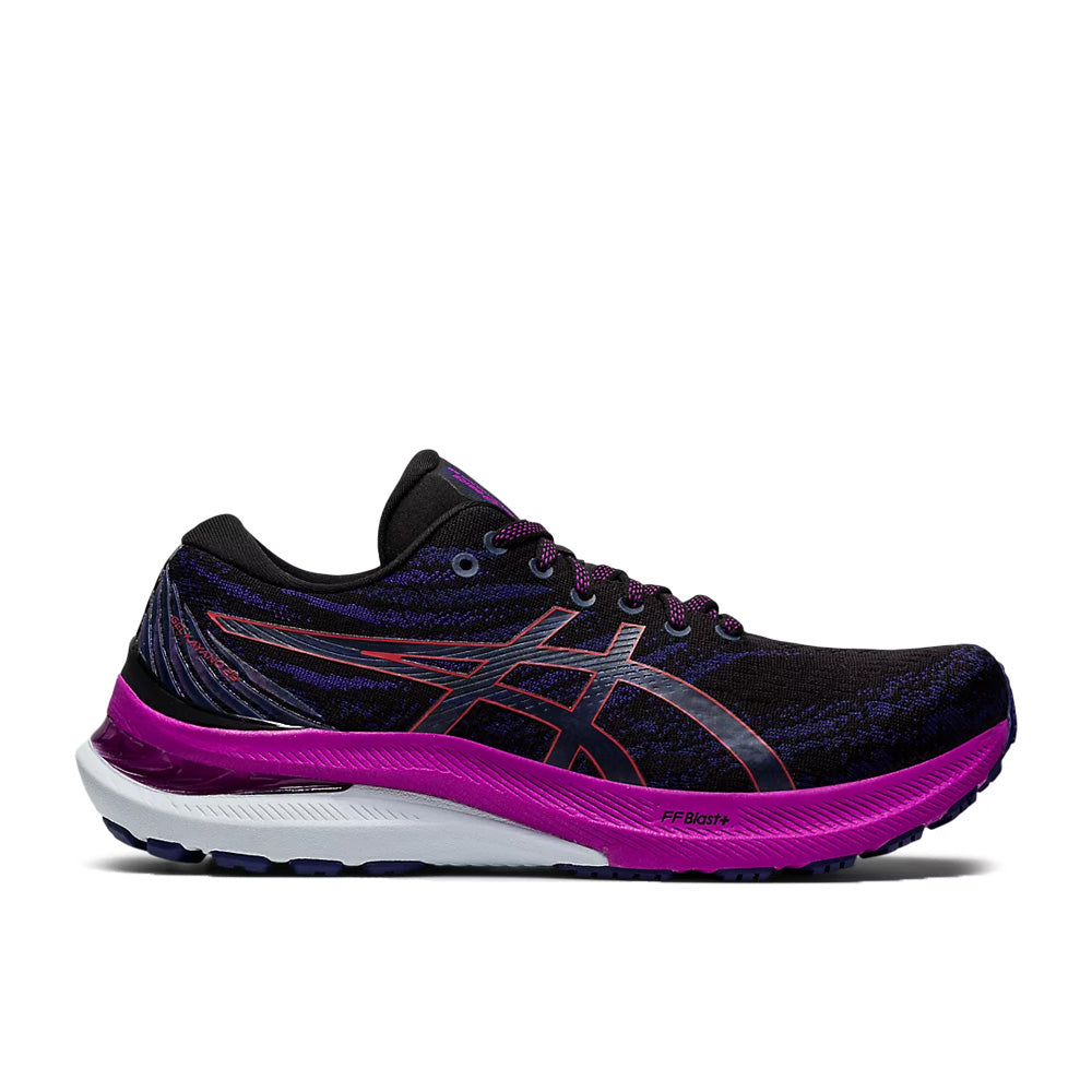 Women's Asics Gel-Kayano 29, Black/Red Alert, 7 B Medium