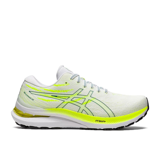 Women's Asics Gel-Kayano 29, White/Velvet Pine, 8.5 B Medium