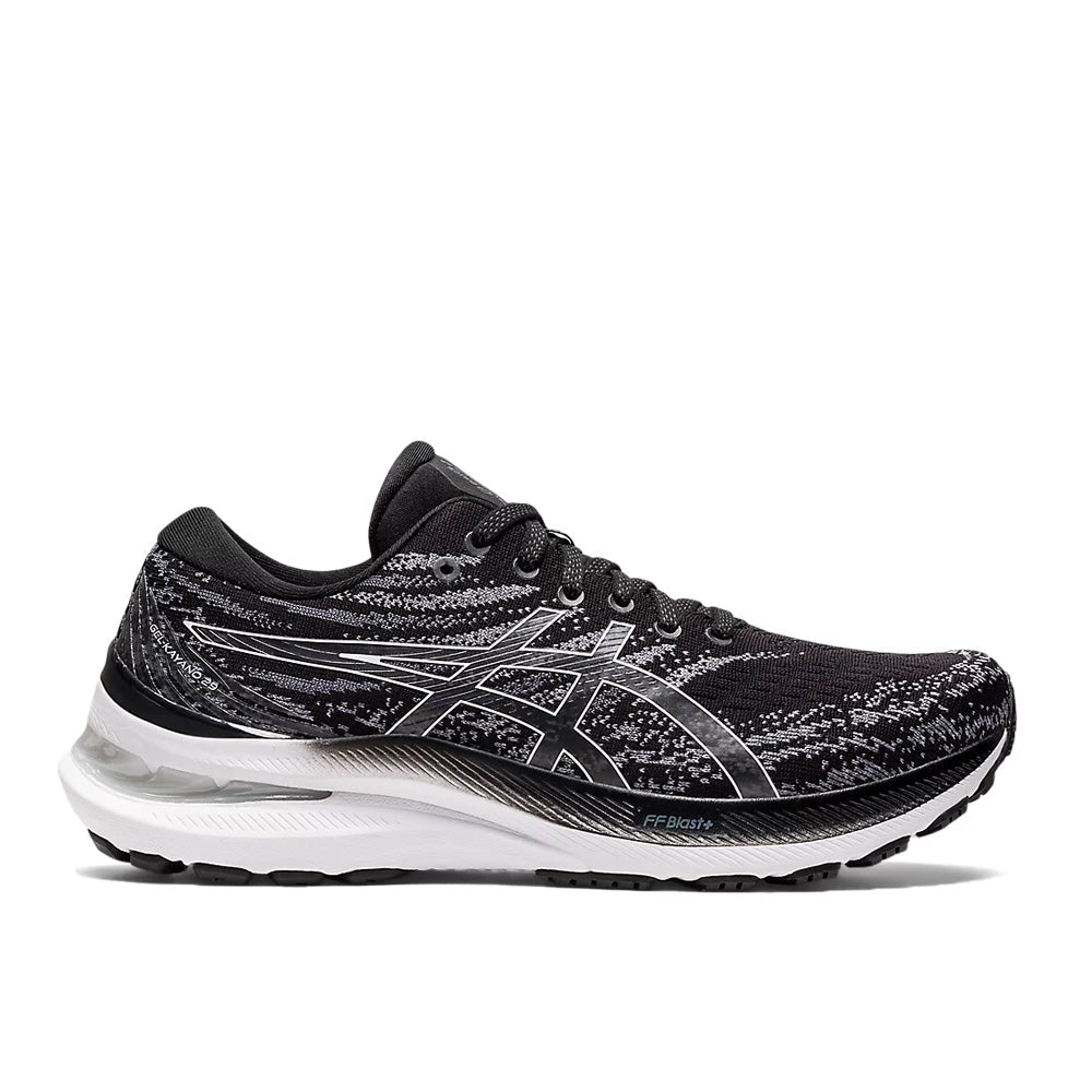 Women's Asics Gel-Kayano 29, Black/White, 8 2A Narrow