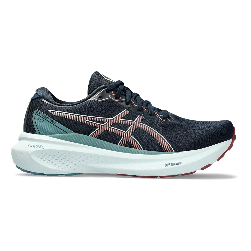 Women's Asics Gel-Kayano 30, French Blue/Light Garnet, 9.5 B Medium