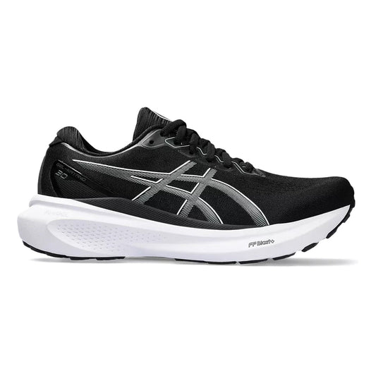 Women's Asics Gel-Kayano 30, Black/Sheet Rock, 7 D Wide