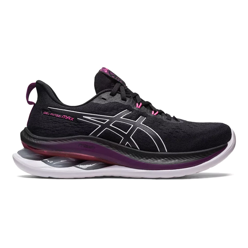 Women's Asics Gel-Kinsei Max, Black/Lilac Hint, 7.5 B Medium