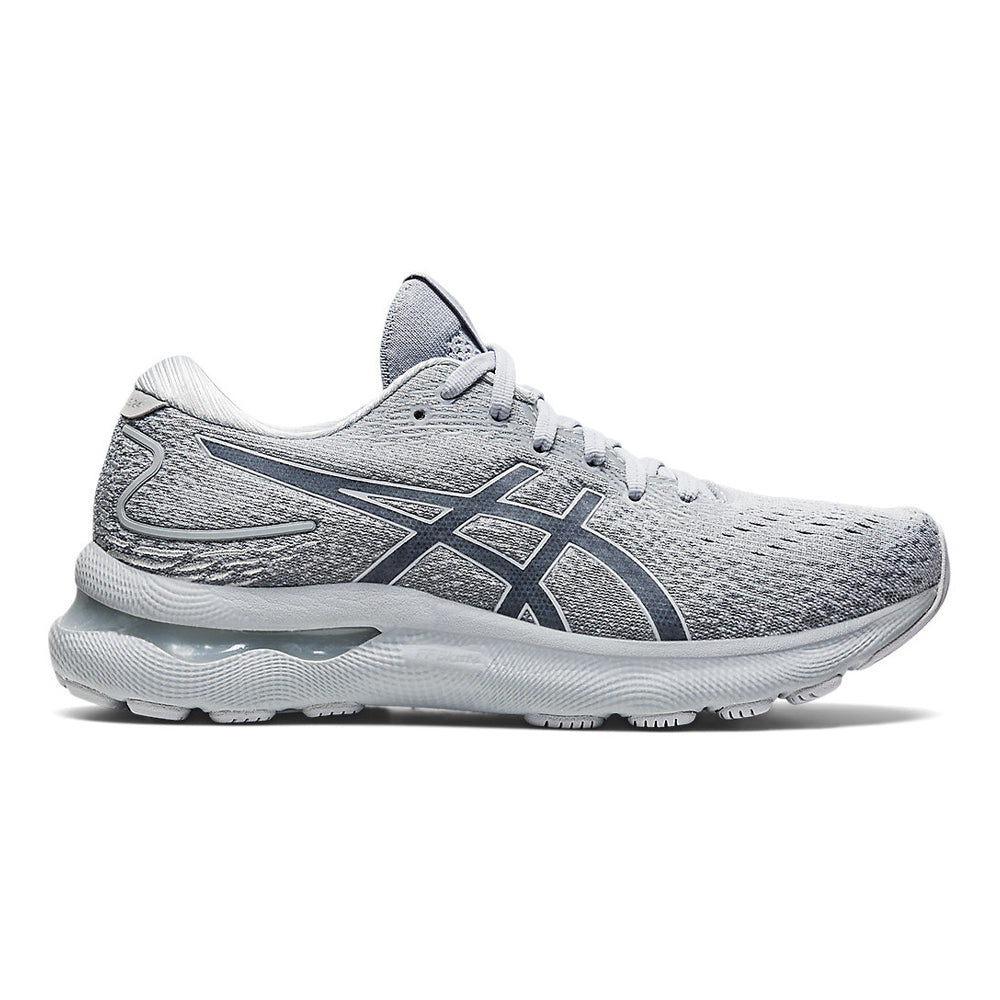 Women's Asics GEL-Nimbus 24, Piedmont Grey/Piedmont Grey, 6 B Medium