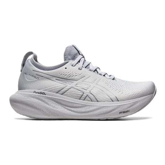 Women's Asics Gel-Nimbus 25, PIEDMONT GREY/SHEET ROCK, 9 B Medium