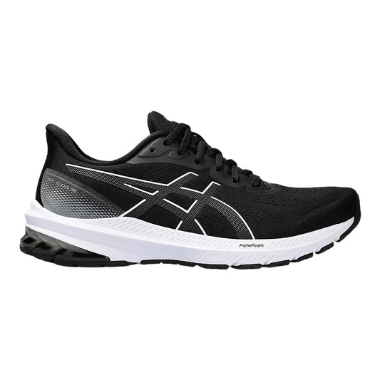 Women's Asics GT-1000 12, Black/White, 6 B Medium