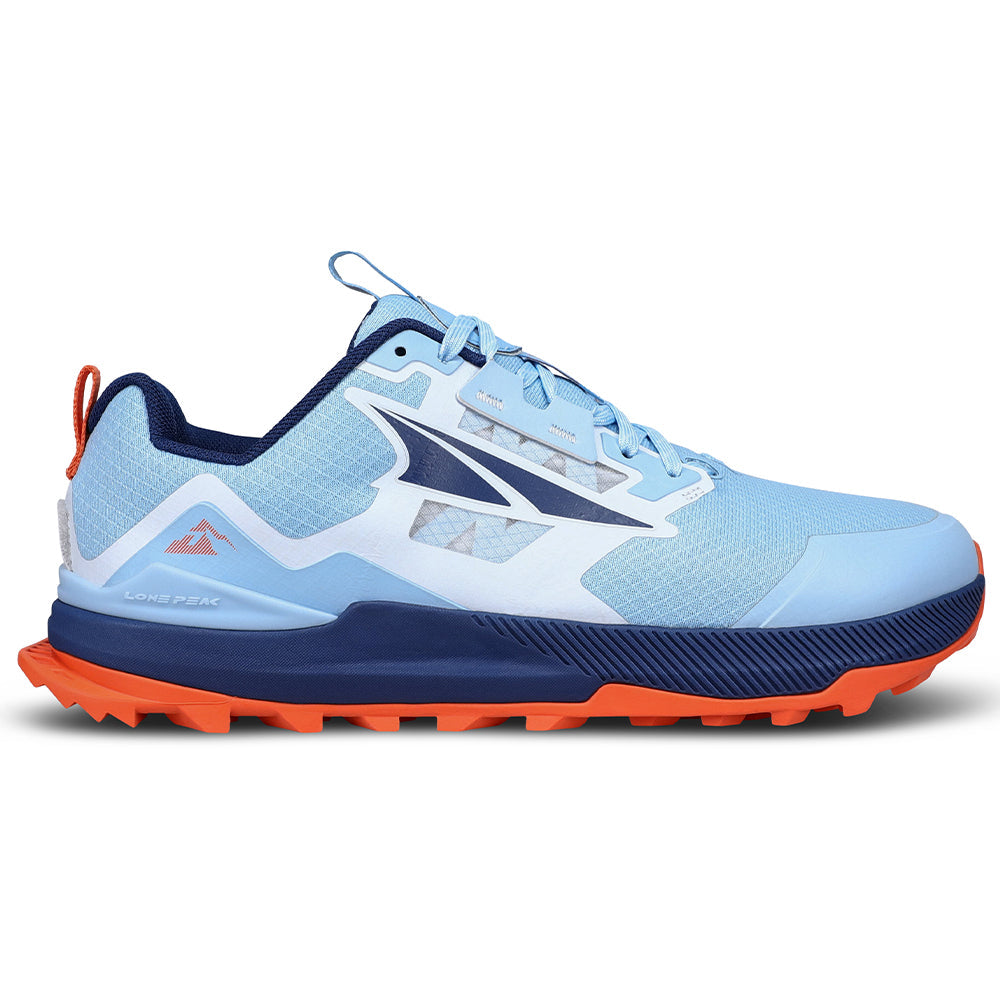 Women's Altra Lone Peak 7, Blue/Orange, 6 B Medium