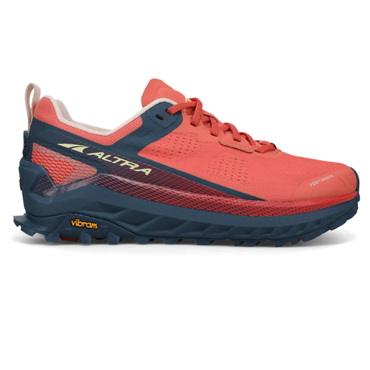 Women's Altra Olympus 4, Navy/Coral, 8.5 B Medium