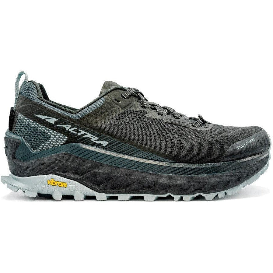 Women's Altra Olympus 4, Black/Light Blue, 10 B Medium