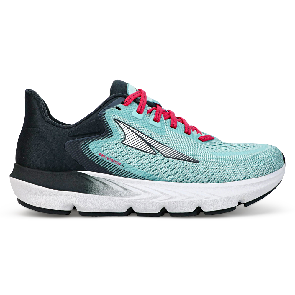 Women's Altra Provision 6, Black/Light Blue, 7.5 B Medium