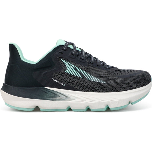 Women's Altra Provision 6, Black/mint, 6.5 B Medium